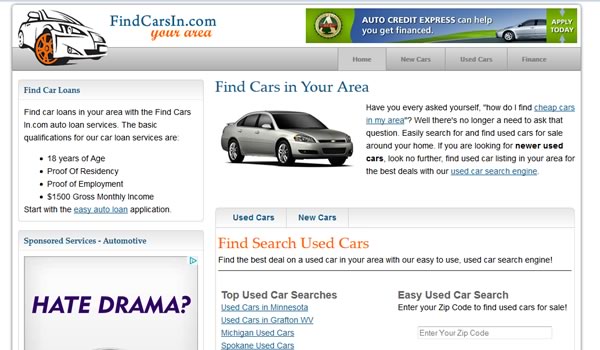 find cars in